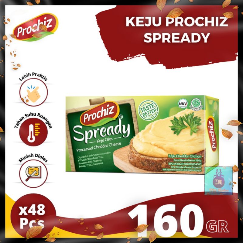 

Prochiz Spready 160gr x 48pcs (1 karton) / Keju Oles Prochiz