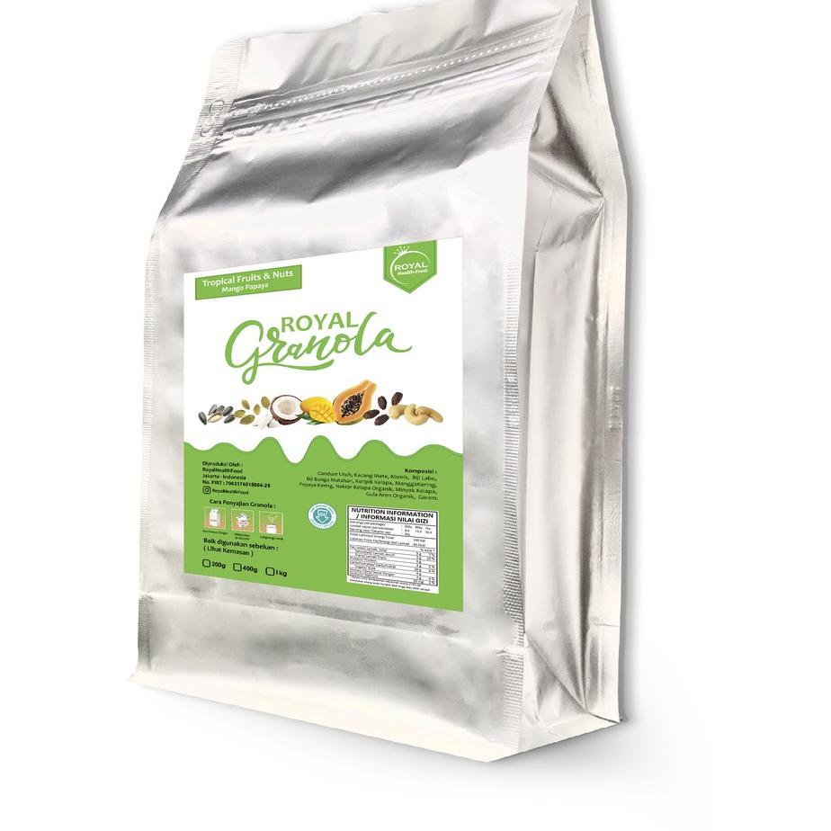 

COD✔️ROYAL Granola 1 KG Tropical Fruits & Nuts (Mango Papaya)|RA7