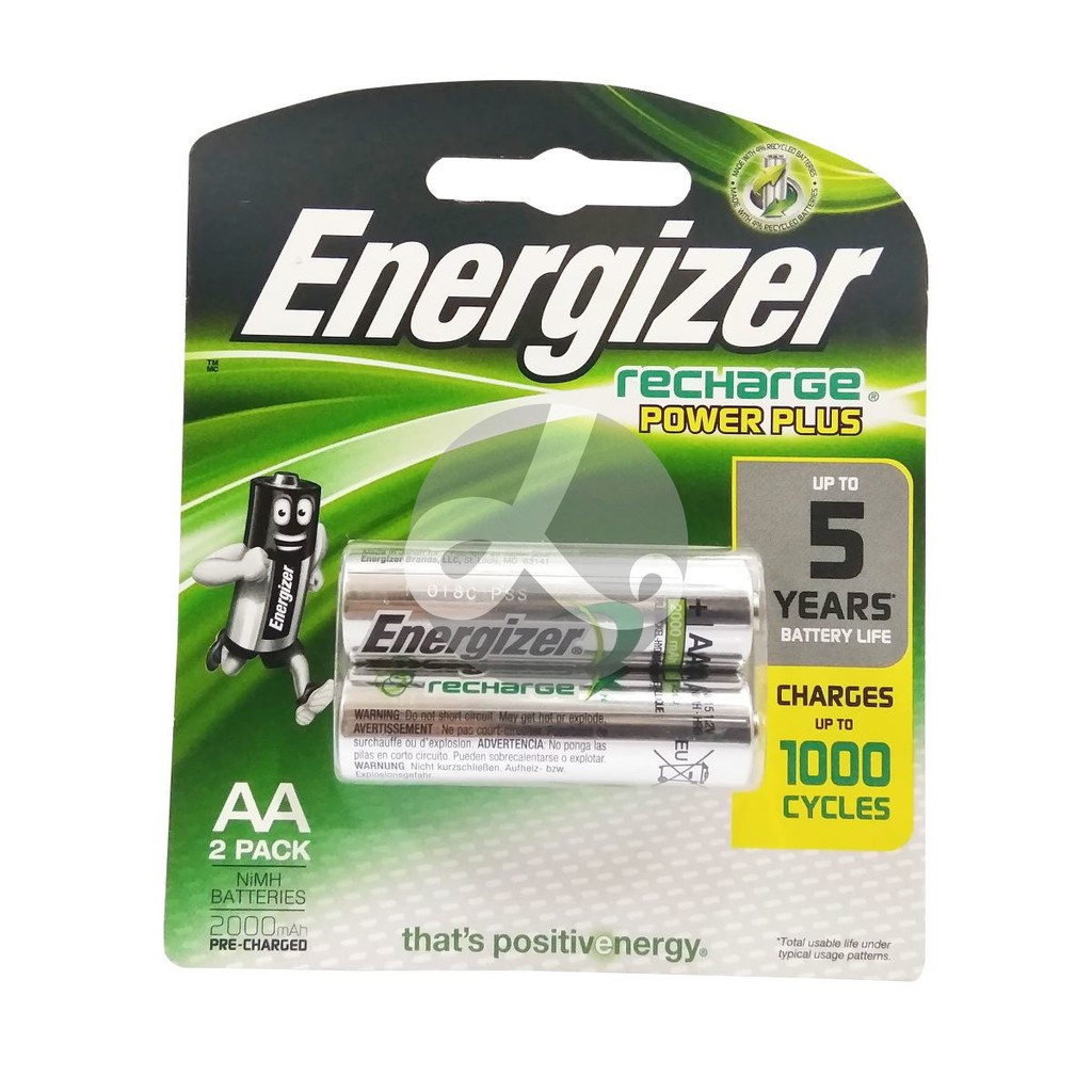 Batre Energizer Recharge AA 2000mAh Baterai Isi Ulang Baterai Battery Energizer