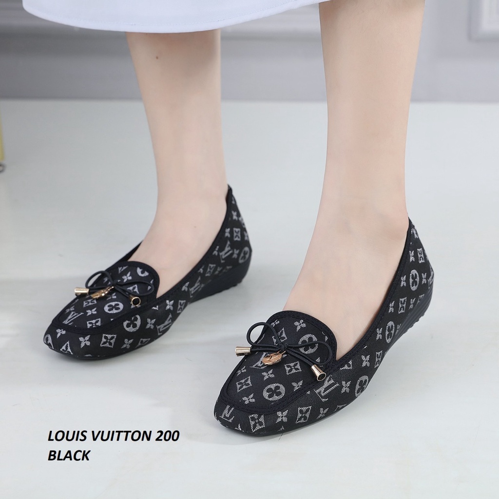 SEPATU WANITA LOAFERS WEDGES SHOES 200