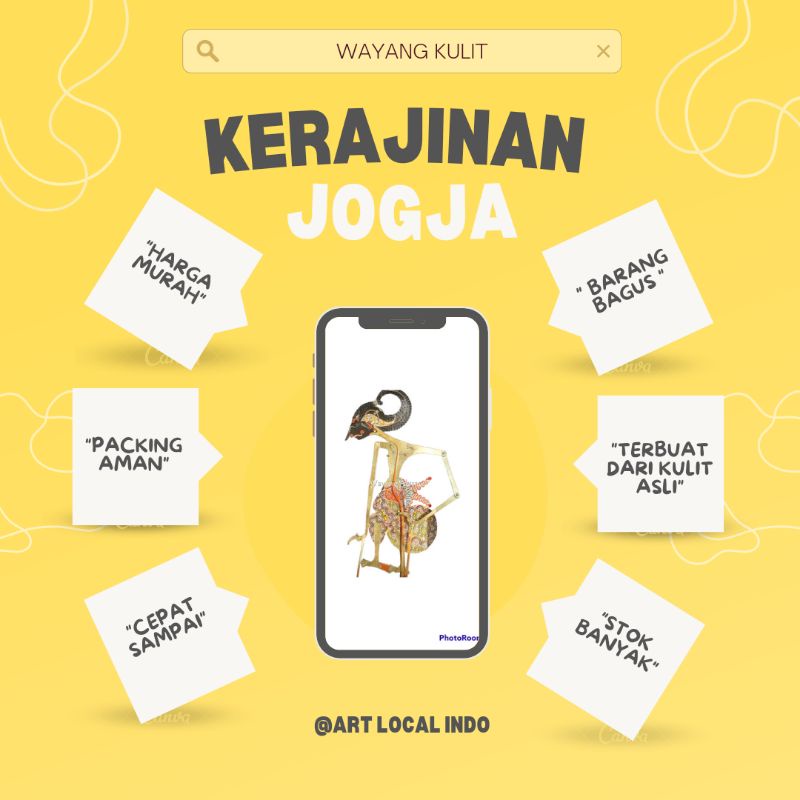 wayang kulit ASLI  janaka arjuna alusan standar dalang