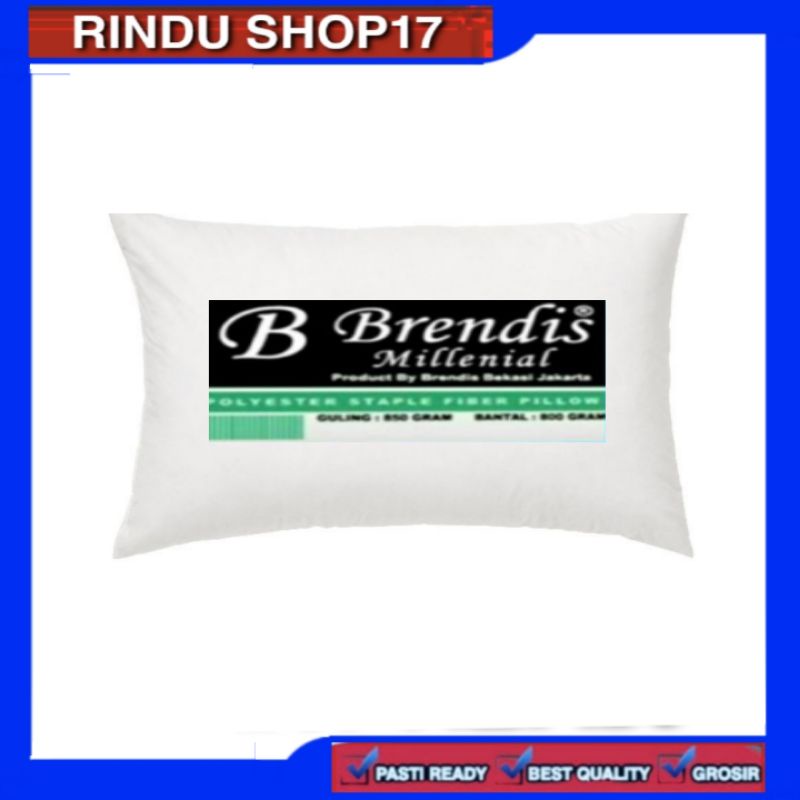 (RS)BANTAL BRENDIS MILLENIAL JUMBO 1 PCS BANTAL HOTEL EMPUK MEWAH ORIGINAL