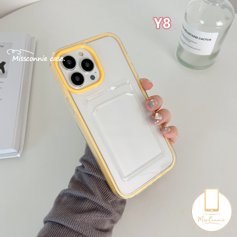 3in1 Casing Soft Case iPhone 11 12 13 14 Pro MAX 6 6S 7 8 Plus XR X XS MAX SE 2020 Warna Macaron