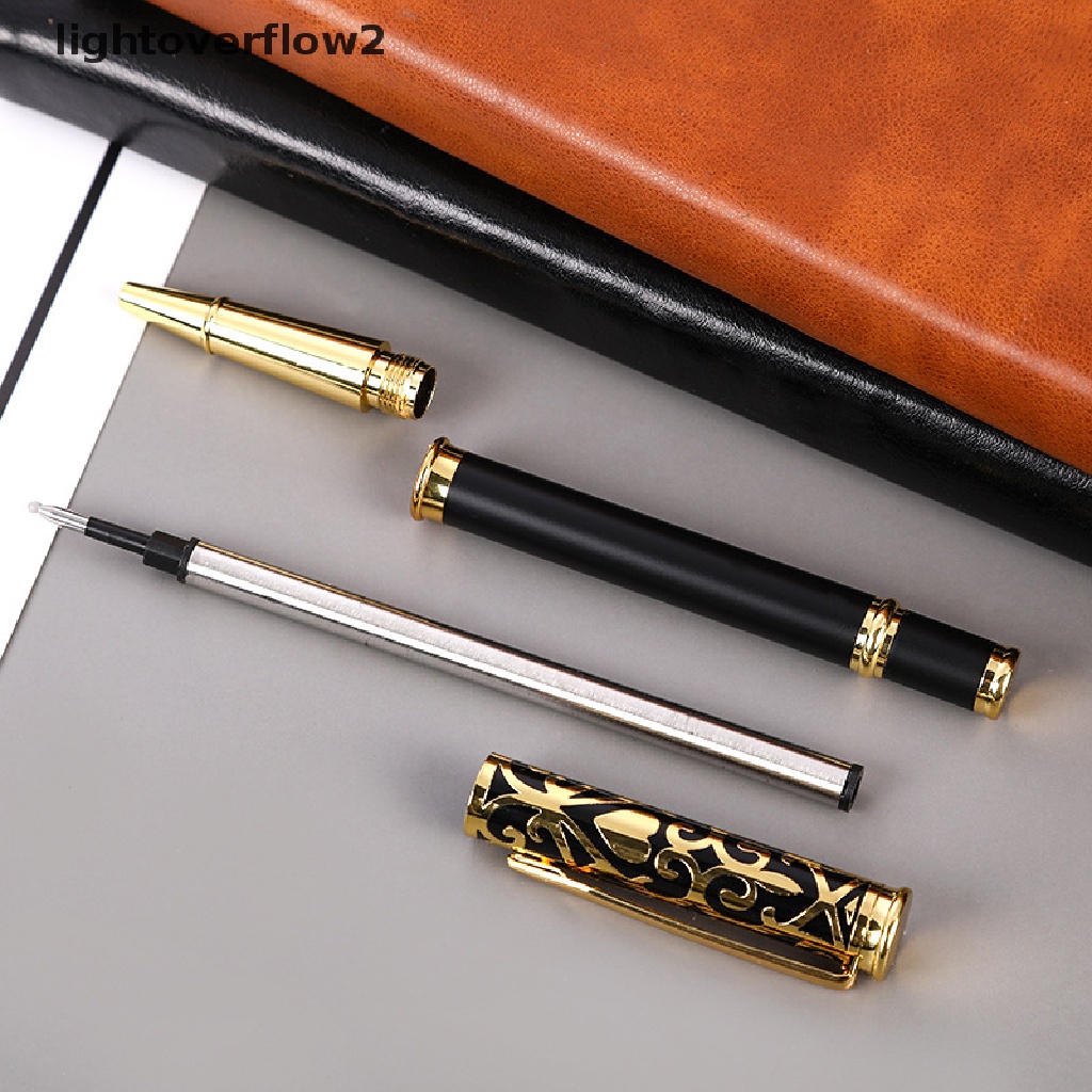 (lightoverflow2) Pulpen Metal Klasik Untuk Kantor / Bisnis