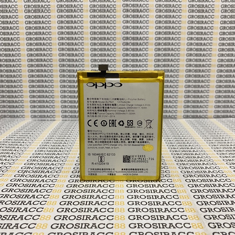 BATRE BATERAI BATTERY OPPO A71 BLP641