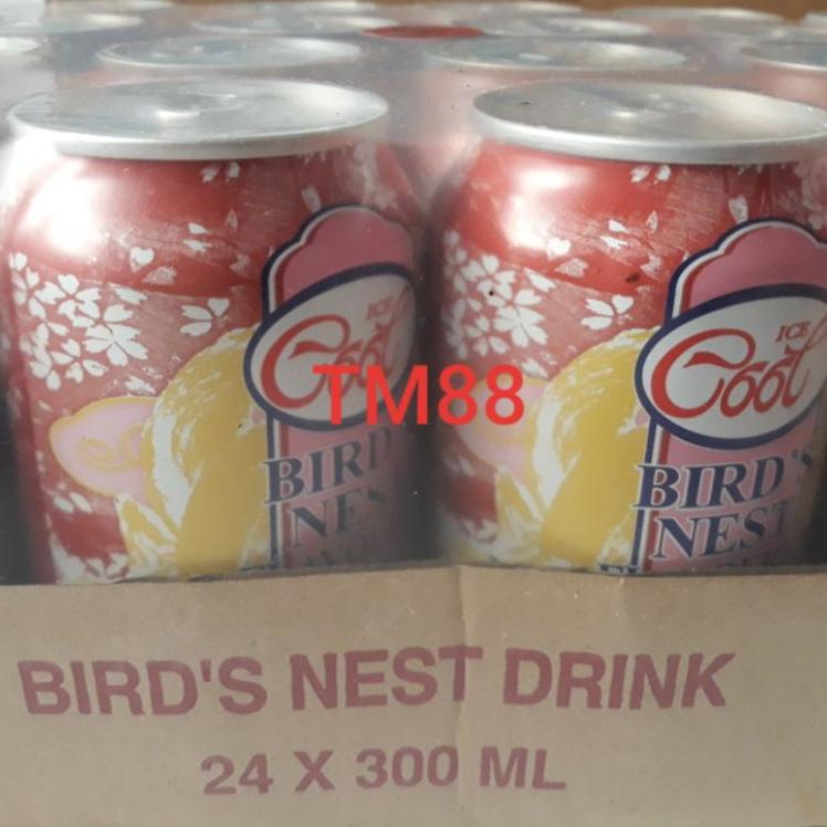 

[Miliki Juga] MINUMAN WALET/MINUMAN SARANG BURUNG WALET ICE COOL BIRD'S NEST DRINK KEMASAN KALENG 320MIL X 24 PCS LP7