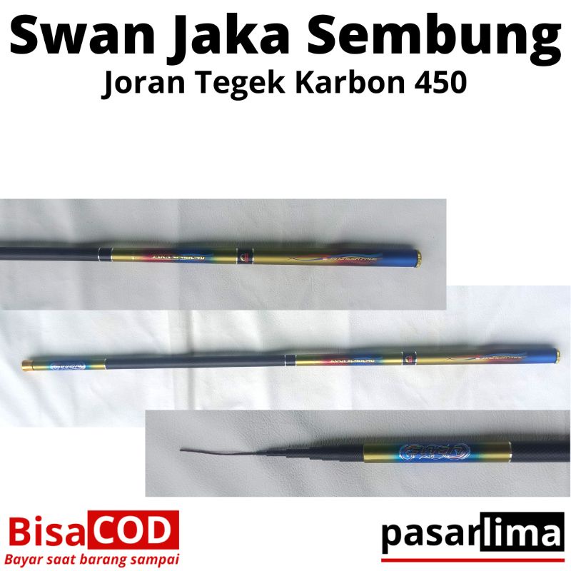 Swan Jaka Sembung Joran pancing tegek Carbon