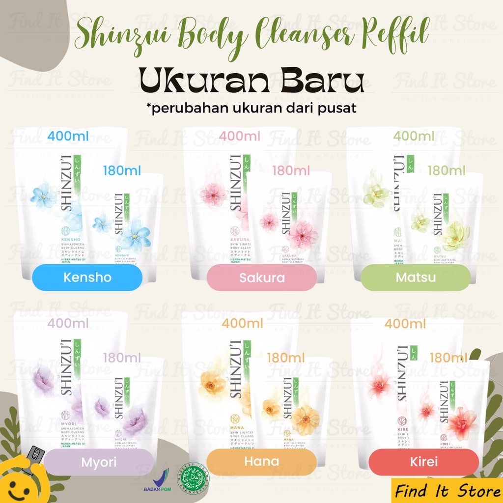 Shinzui Skin Lightening Body Care | Sabun Cair | Scrub Lulur Mandi BPOM Brightening Soap