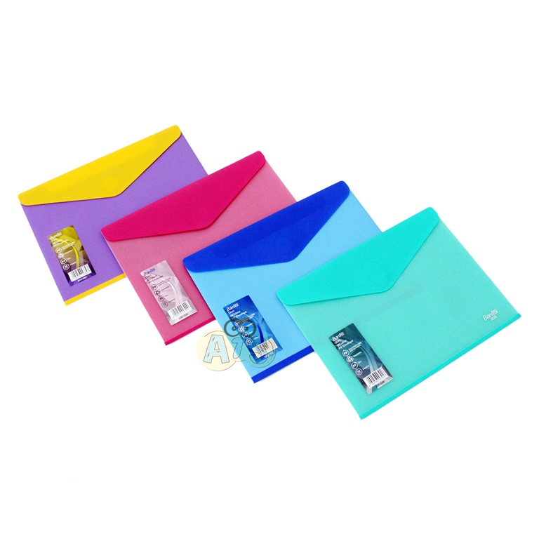 

Map/Kantong Duo/BiColour PP Envelope Bantex