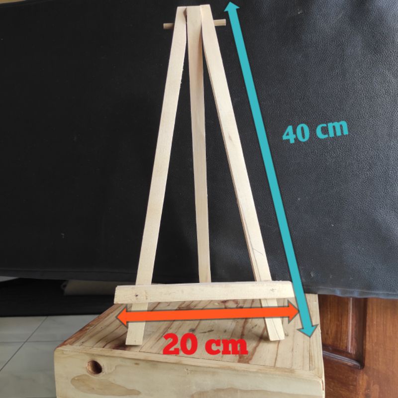 

Easel Penyangga Kanvas Lukis /Foto / Hp / Tablet Ukuran 20x40cm