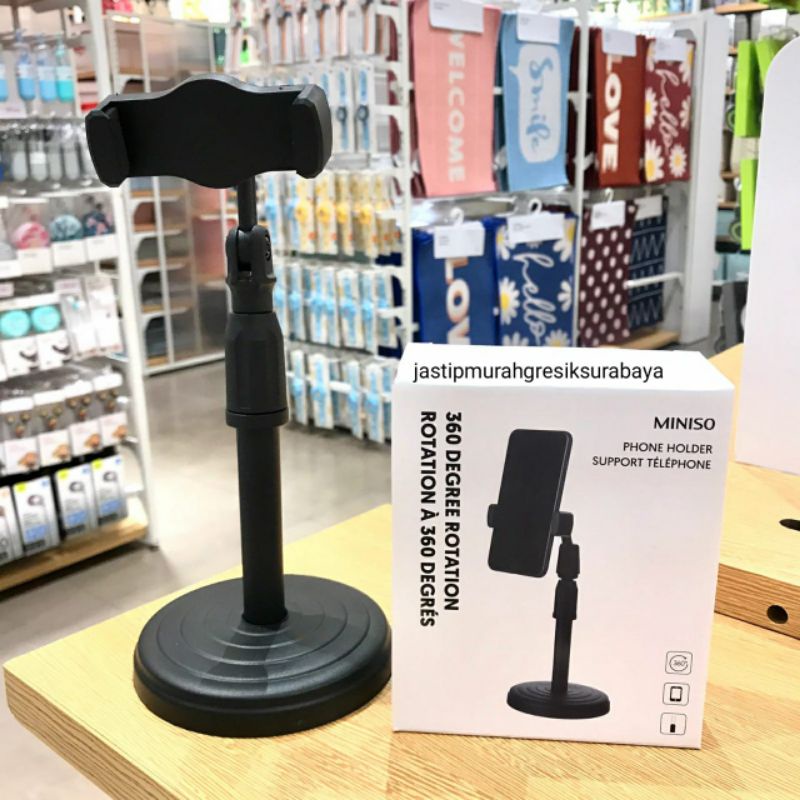 DESKTOP PHONE HOLDER MINISO TEMPAT HP MINISO