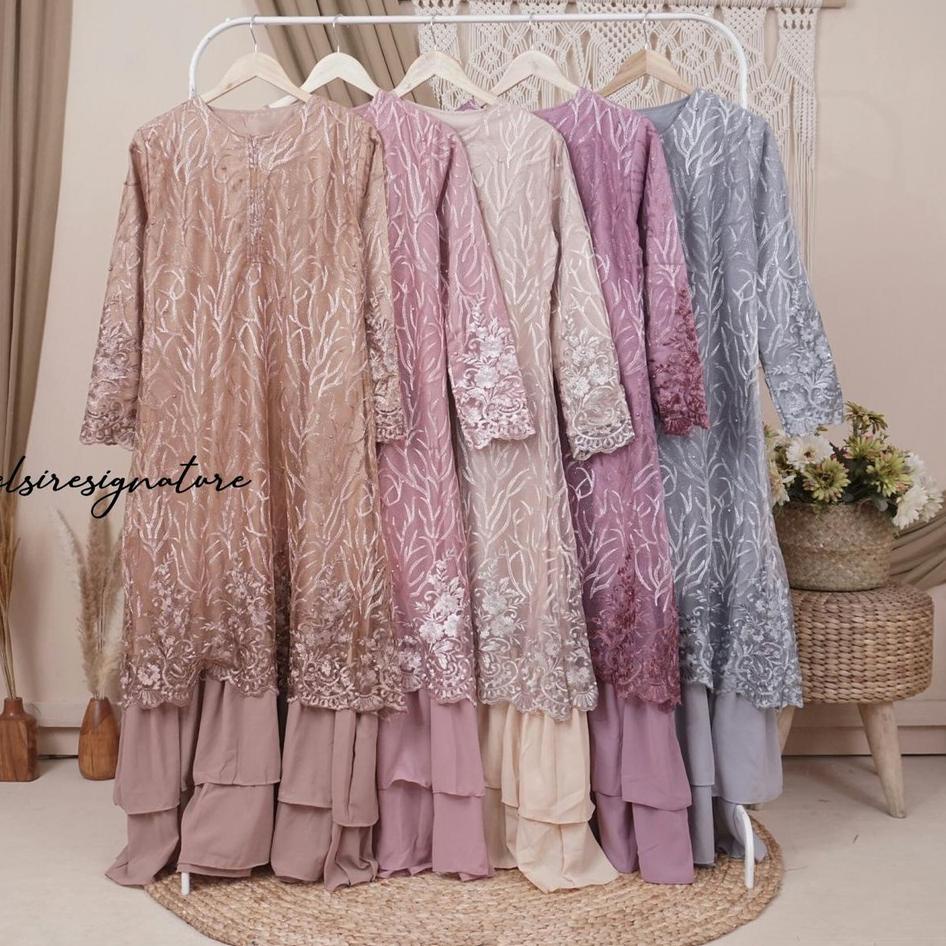 Aurel Mahesa Original Bermereks | Gamis Bermereks syar'i | Bermereks Syar'i Original | Gamis Cerutty