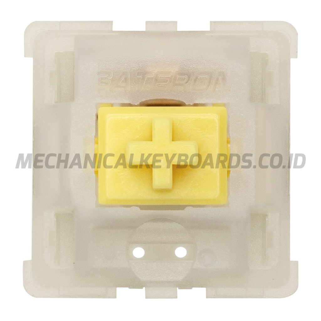 Gateron Milky Yellow PRO Switch (Linear - PCB Mount)