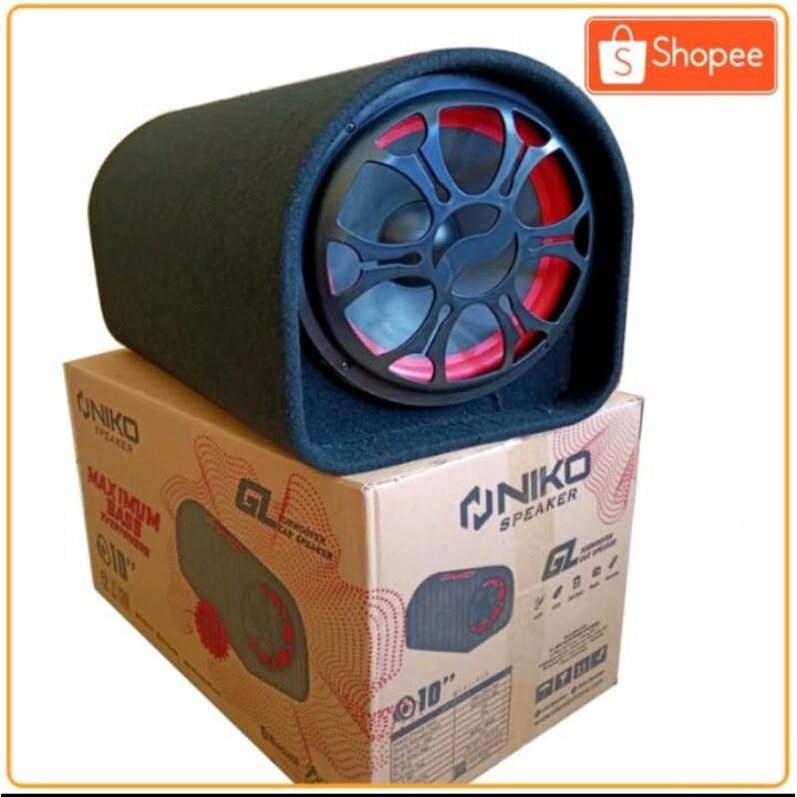 Speaker Aktif mobil  bisa karaoke bluetooth 10inch Niko GL10