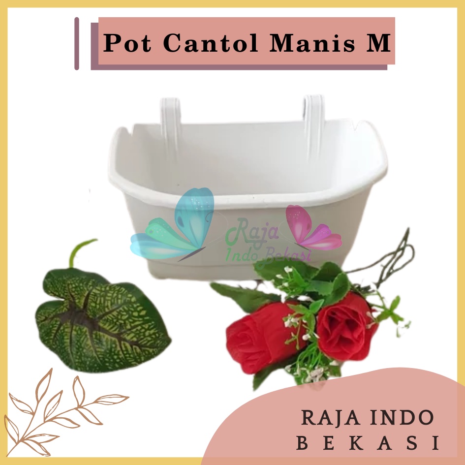 Pot CANTOL TEMPEL TIP M Putih Hitam Merah BataTerracota Terracotta Merah Coklat - Pot Dinding Tempel Manis Mini Murah Unik Pot Tempel Vertical Garden Pot Argo Mini POT CANTEL KOTAK TIP M : pot bunga tempel kotak cantol ram kawat mirip argo bagus