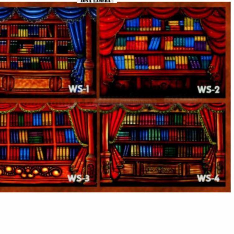 Diskon✔️Background Wisuda / Rak Buku 3 x 2.5m|RA4