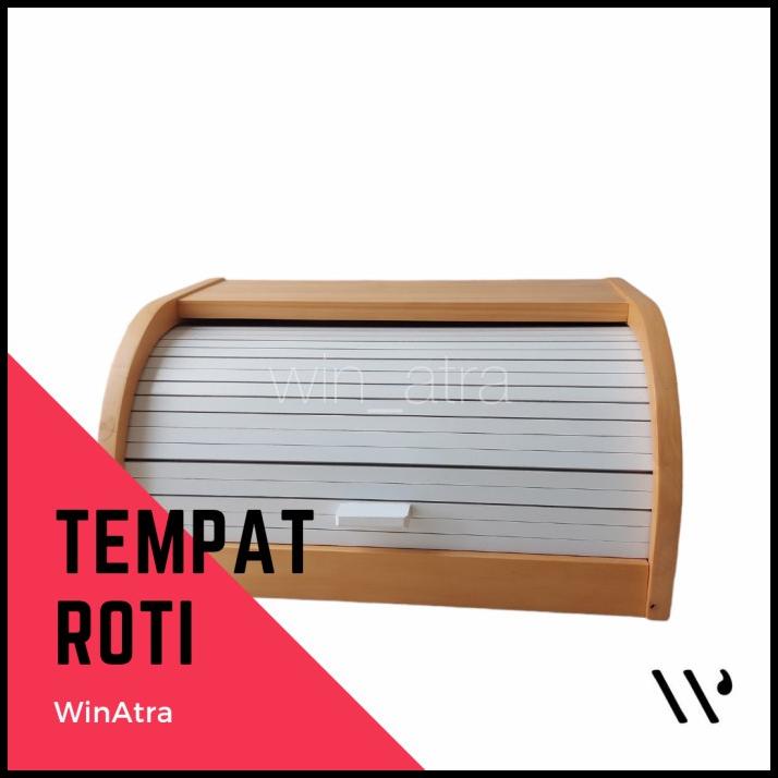 Slide Box Bread Box Tempat Roti Kue Snack Dengan Tutup Slide
