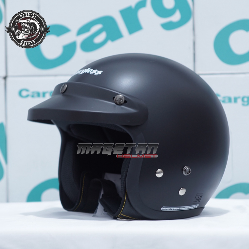Helm CARGLOSS ORIGINAL 100% (1 kg )cargloss ORIGINAL HITAM DOFF_HELM CARGLOSS