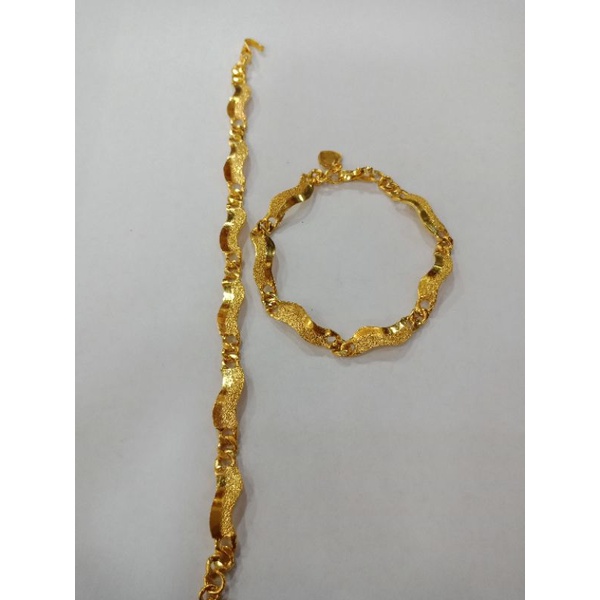 gelang pasir list emas penang