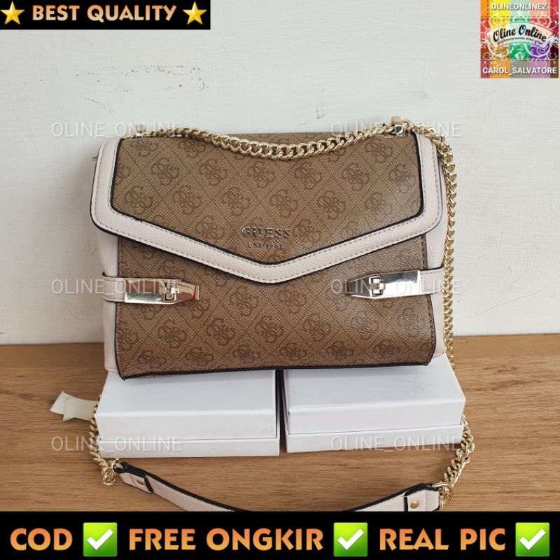 tas zadie convertible wanita 4g 5 color cream white black grey beige pink coffee crossbody shoulder gs selempang gb bag Ready cirebon jawa barat ciayumajakuningan