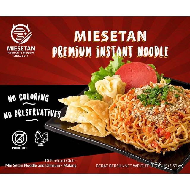 

(FROZEN) MIE SETAN PEDAS (UNTUK 2 PORSI)