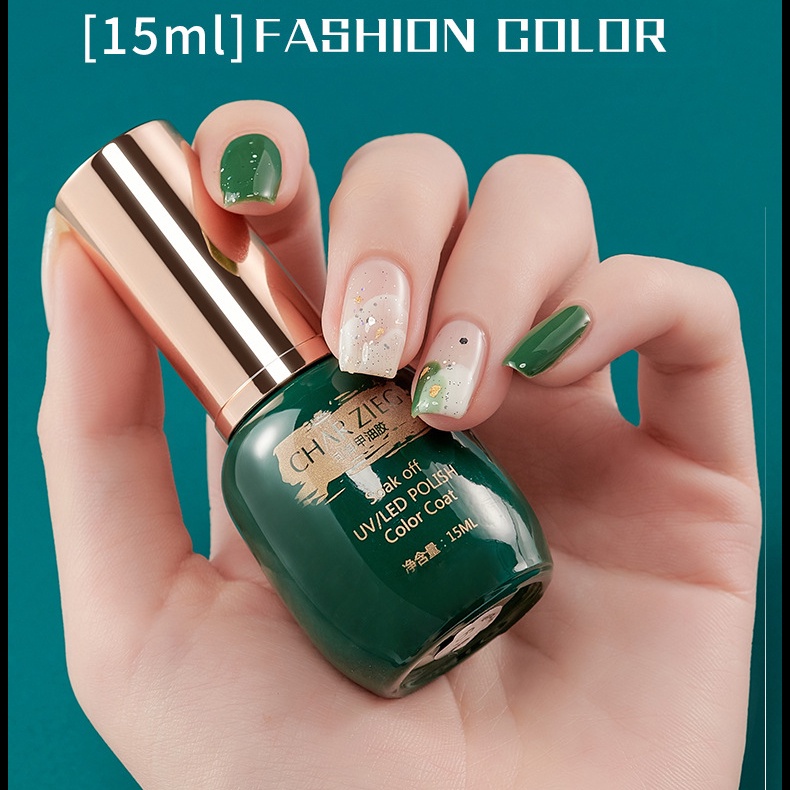 CHARZIEG - TOP COAT dan BASE COAT UV GEL KUTEK GEL BENING (FREE BUBLE WRAP)