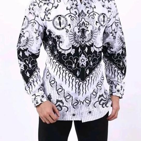 Batik PGRI guru panjang pria