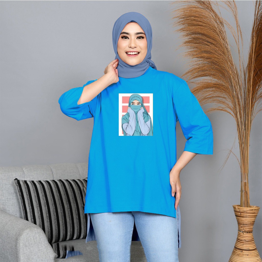 FC - TUNIK BASIC OVERSIZE WANITA HIJAB'S VARIASI 0110 DTF