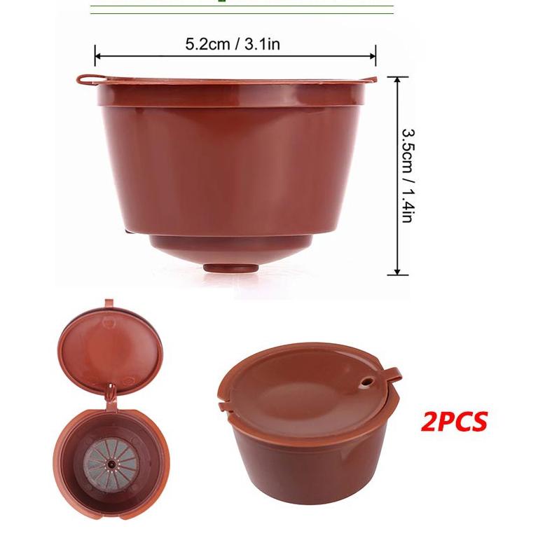 2PCS Kapsul Filter Kopi Dolce Gusto Refill Capsule