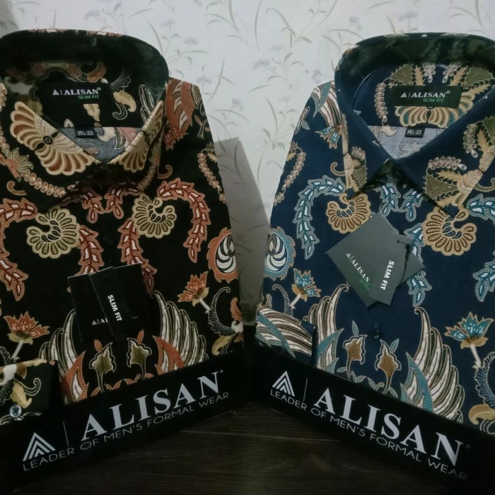 batik BATIK PANJANG ALISAN modern set pria wanita couple sarimbit X8X9