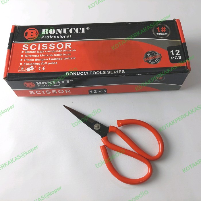 

Murah Bonucci Gunting Wang Mache No 1/200 Mm Per 12 Pcs Diskon