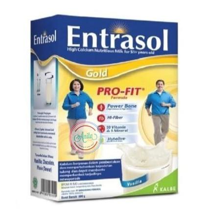 

[ COD ] Entasol Gold Vanila Coklat 600 Gram - Vanila