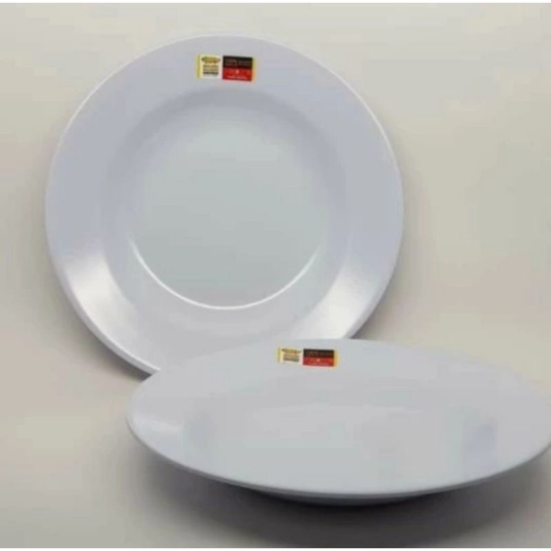 Piring Makan Melamin 9" P0109 23cm Golden Dragon