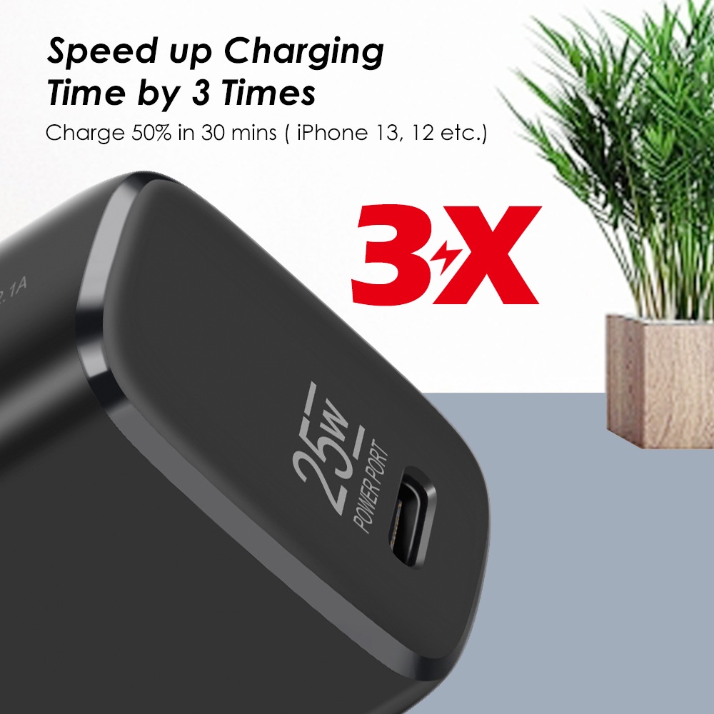 Pd Kepala charger mini 20w quick charging Plug Euusuk Untuk Handphone