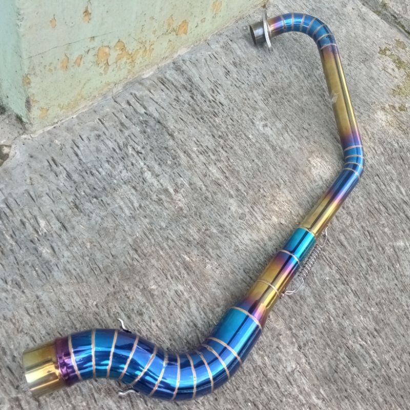 leher knalpot racing fullcacing cobra inlet 50 mm vixion old kobra vixion new nva nvl pipa leher cob