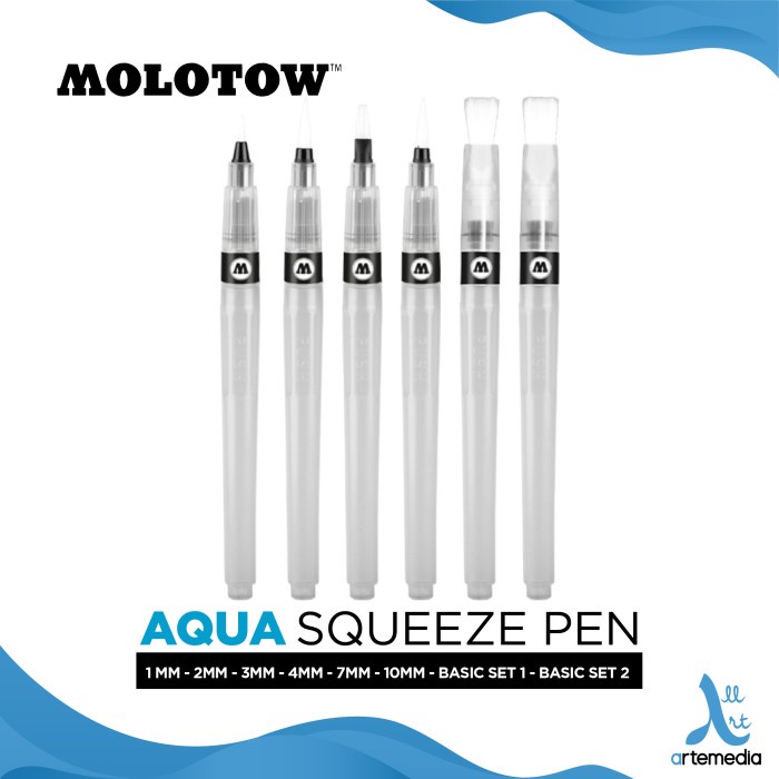 

Molotow Aqua Squeeze Pen Water Brush Empty Marker