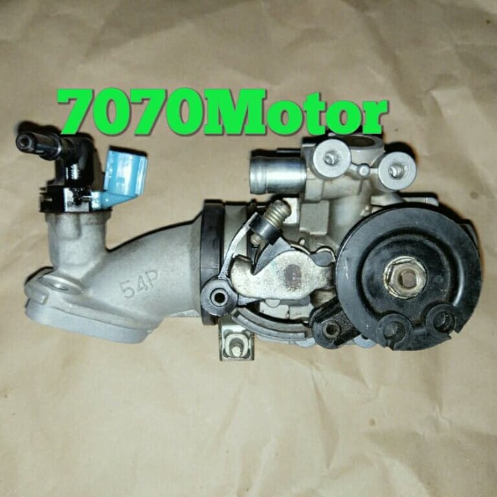{ElvinaStore} throttle body Mio J . original . fuel injector . injeksi . karburator Diskon