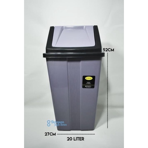 KOMET STAR DUSTBIN TONG KERANJANG TEMPAT SAMPAH 20 L KOMETSTAR 20L