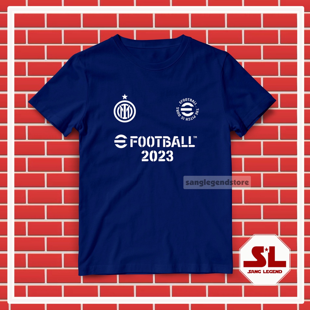 KAOS TSHIRT DISTRO PRIA EFOOTBALL PES MOBILE CLUB INTER MILAN 2023
