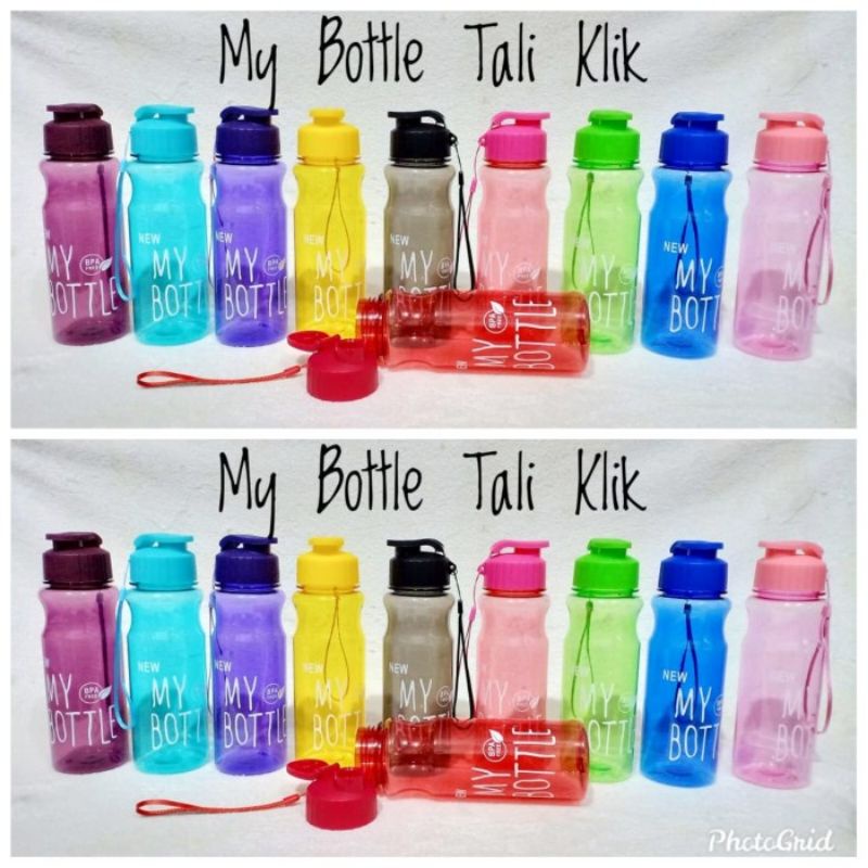 MY BOTTLE WARNA TUTUP KLIK BPA FREE 500ML