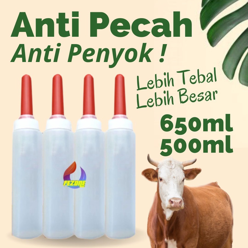 DOT BOTOL SAPI PEDET KUDA KERBAU KUALITAS IMPORT 650ML 500ML FEZONE