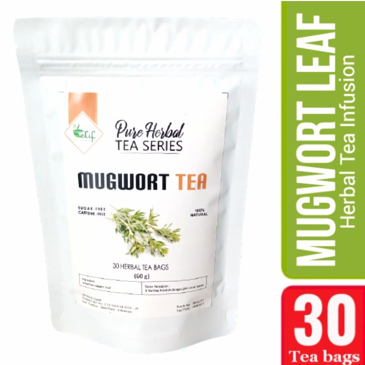 

MUGWORT TEA : Artemisia vulgaris Leaf Isi 30 Tea Bag