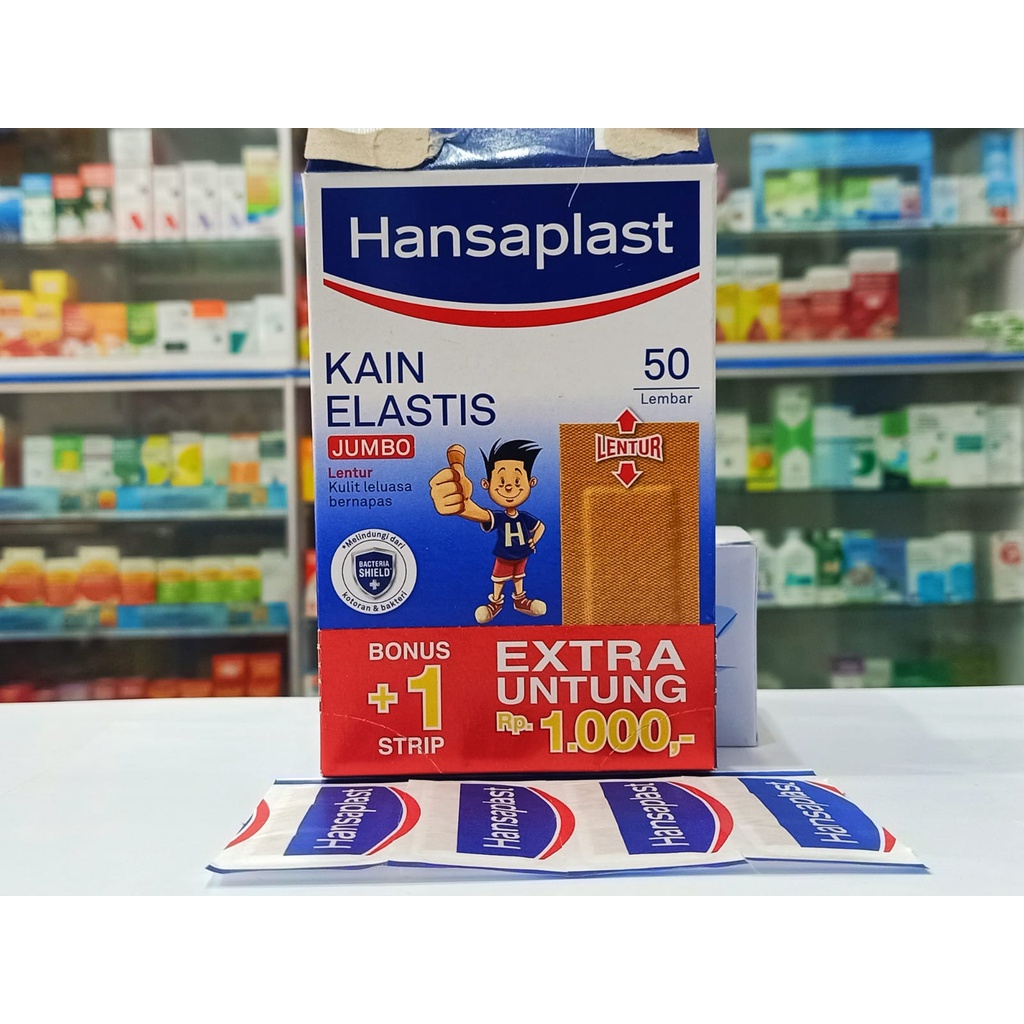 Hansaplast Kain Elastis JUMBO - Harga Ecer 1 Pcs