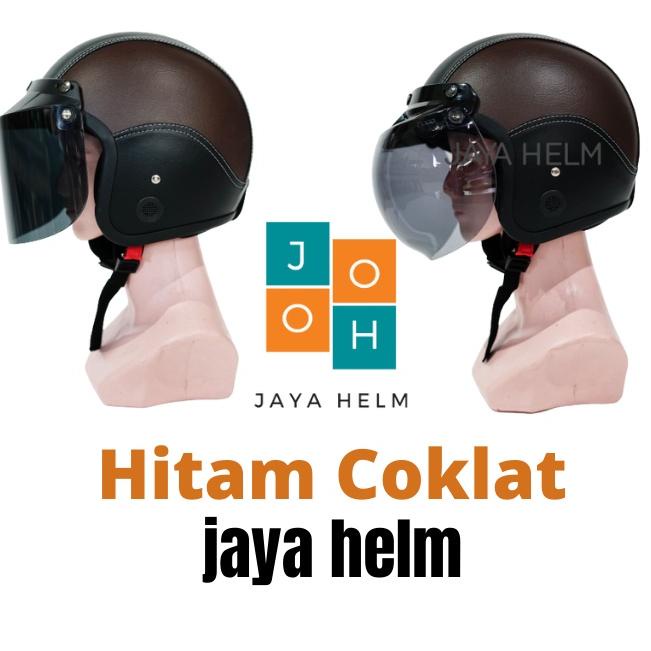 NEW207RYS Helm Bogo Dewasa Kulit Full Leher Pria Wanita Helm Bagus banget