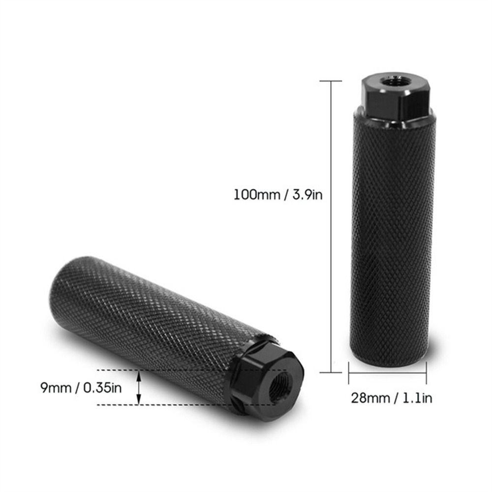 R-FLOWER 2pcs Pedal As Sepeda Anti Slip As Depan Belakang MTB Bike Footrest Lever Cylinder Grip