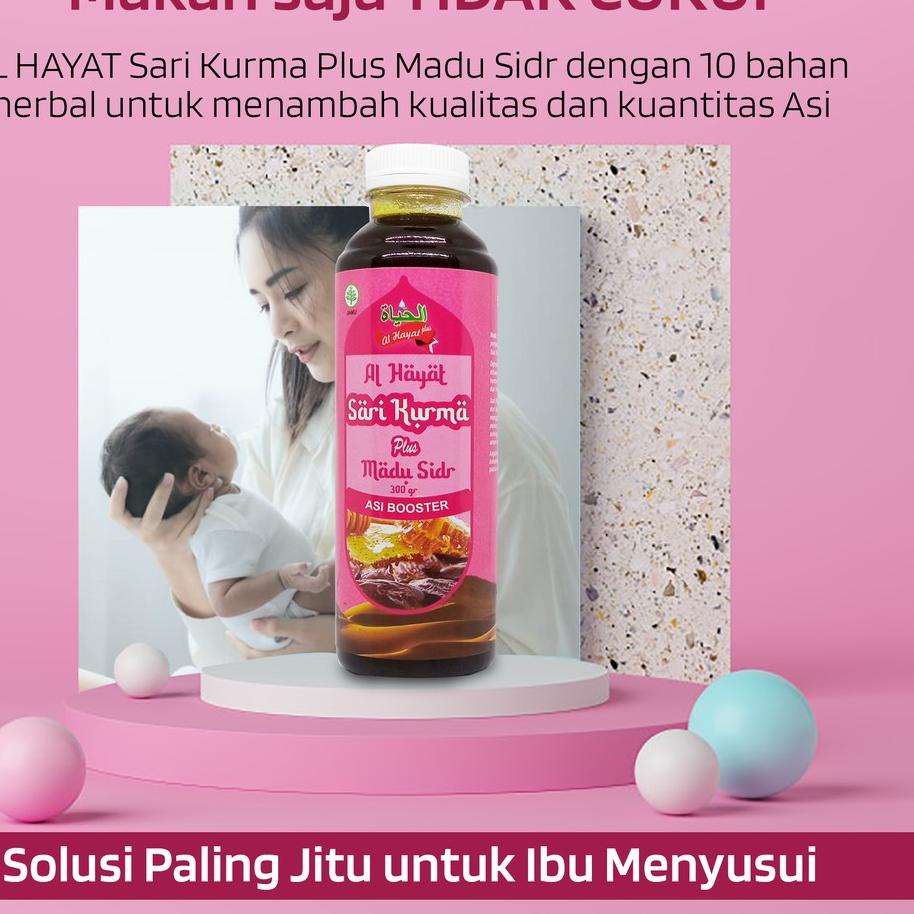 

TERLARIS Indokuliner Sari Kurma + Madu Sidr Asi Booster 300 Gram Al Hayat 