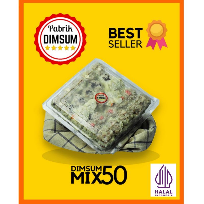 Dimsum Halal isi 50 pcs Sudah Termasuk Saos PREMIUM