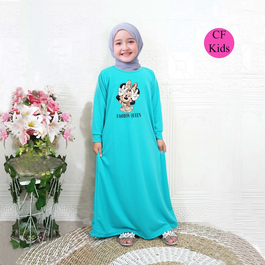 Gamis Anak Perempuan DTF Fashion Queen CF Kids