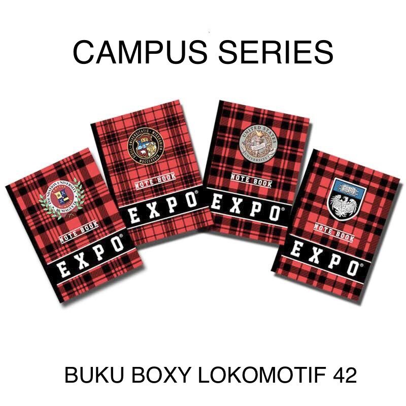 

Buku Tulis Expo isi 50 Lembar Motif Campus Kampus
