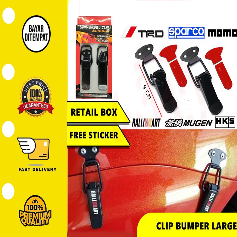 ✅ Ukuran Besar Klip Bumper Bemper Mobil Universal Clip Bumper Untuk Semua Mobil Ukuran Besar